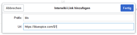 Creating an interwikilink