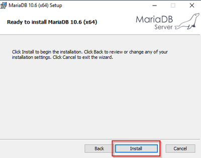 MariaDB Installation 07